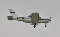 G-PTRE @ EGHH - Arriving in bad weather - by John Coates