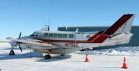 N175EE @ KDVL - Beech C-99 of Bemidji Aviation on the ramp in Devils Lake, ND. - by Kreg Anderson