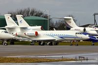 RA-09003 @ EGGW - Dassault Aviation FALCON 900EX, c/n: 223 at Luton - by Terry Fletcher