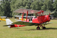 G-ANEN @ X1WP - De Havilland DH-82A Tiger Moth II at The De Havilland Moth Club's 28th International Moth Rally at Woburn Abbey. August 2013. - by Malcolm Clarke