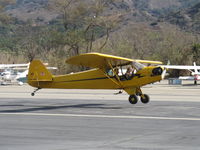 N33112 @ SZP - 1940 Piper J3C-65 CUB, Continental C90 90 Hp upgrade, landing Rwy 22 - by Doug Robertson