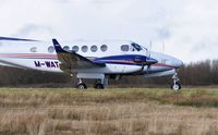M-WATJ @ EGFH - Visiting King Air 250 holding prior to departure. Operated by Saxonhenge. - by Roger Winser