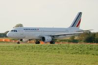 F-GHQJ @ LFRB - Airbus A320-211, Holding point Rwy 25L, Brest-Bretagne Airport (LFRB-BES) - by Yves-Q
