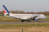 F-HBLD @ LFRB - Embraer ERJ-190-100LR, Landing Rwy 07R, Brest-Bretagne Airport (LFRB-BES) - by Yves-Q