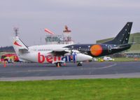 OY-PBH @ EGHH - On cargo apron with G-ZAPW - by John Coates