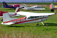 G-BOIA @ EGTR - Cessna 180K Skywagon 180 [180-53121] Elstree~G 10/11/2004 - by Ray Barber