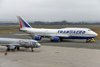 EI-XLJ @ LOWL - Transaero Boeing B747-446 on apron in LOWL/LNZ - by Janos Palvoelgyi