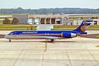 N924ME @ KMKE - Boeing 717-2BL [55190] (Midwest Airlines) Milwaukee~N 27/07/2008 - by Ray Barber