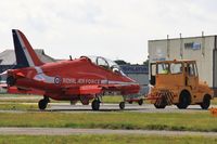 XX177 @ EGHH - Being towed to parking area - by John Coates