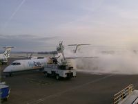 G-JECS @ EGHI - De-icing at dawn brrr. - by John Coates