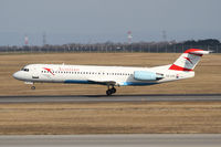 OE-LVO @ LOWW - Austrian Airlines Fokker 100 - by Andreas Ranner