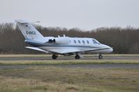 D-INCS @ EGFH - Visiting CitationJet operated by JK Jetkontor AG. Was N119CS to February 2005. - by Roger Winser