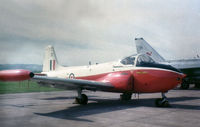 XP638 @ EGQL - Jet Provost T.4 of the College of Air Warfare on display at the 1970 RAF Leuchars Airshow. - by Peter Nicholson