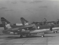 70-0965 @ VTUN - 354 TFW A-7D in the dearm area Korat 1972 - by Ronald Barker