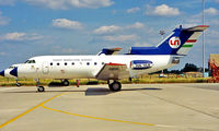 HA-YLR @ LHBP - Yakovlev Yak-40E [9541044] (Flight Inspection Service) Budapest-Ferihegy~HA 15/06/1996 - by Ray Barber