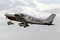 G-OPET @ EGFH - Visiting Cherokee Archer II, EGFF resident,  seen departing runway 10 at EGFH. - by Derek Flewin
