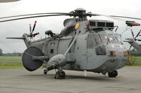 XV714 @ EBFN - Fleet Air Arm Westland Sea King ASAC.7 helicopter at Koksijde Air Base, Belgium. - by Henk van Capelle