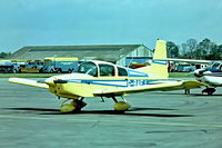 G-BAEJ @ EGMC - Grumman American AA-5 Traveler [0200] Southend~G 03/07/1974 - by Ray Barber