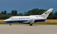 G-OURB @ LSGG - G-OURB   Hawker-Siddeley HS.125/700B [257054] (Bookajet.com) Geneva~HB 23/07/2004 - by Ray Barber