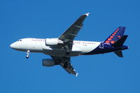OO-SSN @ EGCC - Brussels Airlines Airbus A319-112 OO-SSN on approach to Manchester Airport - by David Burrell