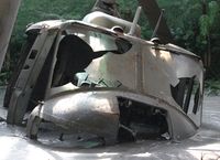 65-9974 - UH-1D crash scene Ft. Rucker Army Aviation Museum - by Florida Metal