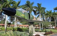 66-0273 - F-4D Phantom on a pole on US 1 in Homestead FL - by Florida Metal