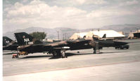 67-0056 @ KLSV - F-111A On the ramp Nellis, prior to conversion to EF-111A - by Ronald Barker