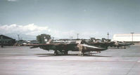 67-0042 @ KLSV - F-111A on the ramp Nellis prior to conversion to EF-111A - by Ronald Barker