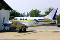 I-LIPO @ LIPO - Beech C90 King Air [LJ-616] Brescia-Montichiari~I 18/07/2004 - by Ray Barber