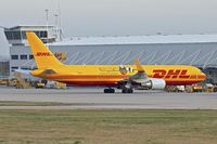 G-DHLG @ EGNX - DHL B767 Logo Freighter at East Midlands - by Terry Fletcher