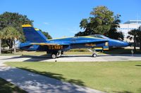 161955 @ NPA - Blue Angels F-18A Hornet - by Florida Metal