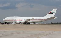 A6-HRM @ MCO - UAE Royal 747-422 - by Florida Metal