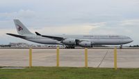 A7-HHH @ MCO - Qatar Airways A340-500 - by Florida Metal