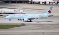 C-FHJJ @ MIA - Air Canada E190 - by Florida Metal