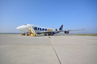 N476MC @ LOWG - AtlasAir B-747 unloaded - by Paul H