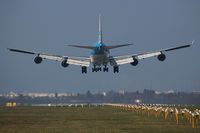 PH-CKA @ LOWG - KLM Cargo B.747-400F from Abu Dhabi landing at Graz - by Stefan Mager