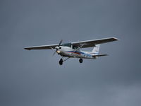 G-OFRY @ EGTU - Cessna 152 landing at Dunkeswell - by moxy