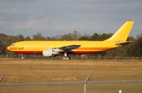 EI-EAB @ LAL - DHL A300 sitting parked at Lakeland without titles or marked registration