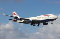 G-BYGC @ MIA - British 747-400 - by Florida Metal