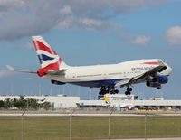 G-CIVD @ MIA - British 747-400 - by Florida Metal