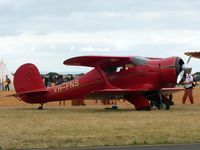 VH-FNS @ YMPC - Beech Staggerwing at the RAAF100th Anniversary Airshow, Pt Cook, March 2, 2014