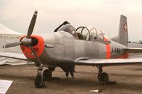 F-AZRF - On display at Paris-Le Bourget Airport (1er Salon de l'Aviation Ancienne, 1994), ex-Swiss Air Force serial A-869. - by J-F GUEGUIN