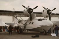 VR-BPS - On display at Paris-Le Bourget Airport (1er Salon de l'Aviation Ancienne, 1994); this 28-5ACF model (US Navy PBY-5A BuAer 46633) is painted as RCAF 9754. - by J-F GUEGUIN