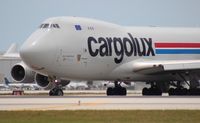 LX-VCV @ MIA - Cargolux 747-400 - by Florida Metal