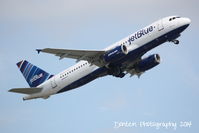 N507JT @ KSRQ - JetBlue Flight 164 (N507JT) Blue Crew departs Sarasota-Bradenton International Airport enroute to John F Kennedy International Airport - by Donten Photography