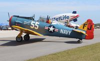 N5FJ @ EVB - AT-6 Texan painted as an SNJ - by Florida Metal