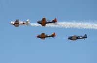 N5FJ @ LAL - Formation of SNJs and T-6s - by Florida Metal