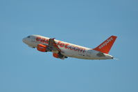 G-EZBJ @ EGCC - Easyjet Airbus A319-111 taking off from Manchester Airport. - by David Burrell