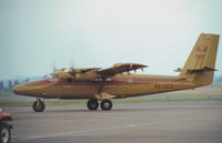 5A-DCX @ STN - DHC-6 Twin Otter 300 as seen at Stansted in January 1980. - by Peter Nicholson