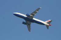 G-EUUL @ EBBR - Flight BA393 is climbing from RWY 25R - by Daniel Vanderauwera